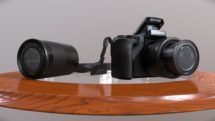 Canon EOS M50 Mark II 3D Model