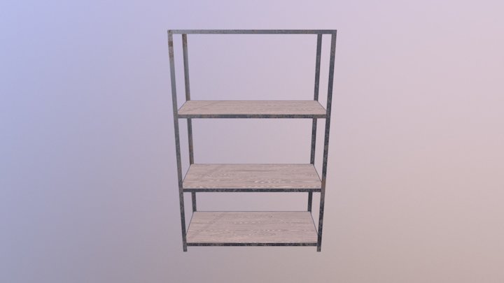 Industrial Shelf 3D Model