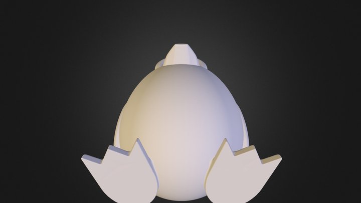 penguin egg mini 3D Model