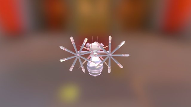 Abeja Principal 3D Model
