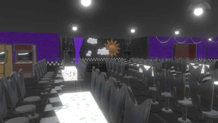 Roxanne Wolf's Fun Place offical map – Kostenloses 3D-Modell STL
