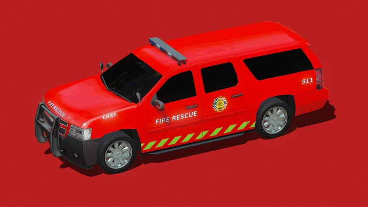 Chevy Suburban Fire and Rescue Unit
