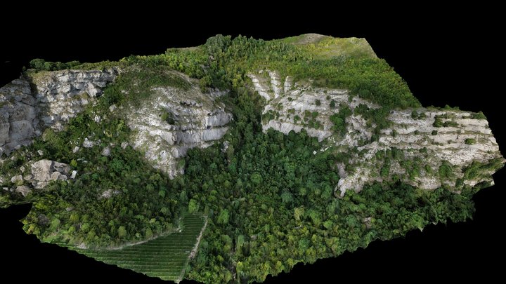 Gola di Tramosasso, Tossignano (Bologna, Italy) 3D Model