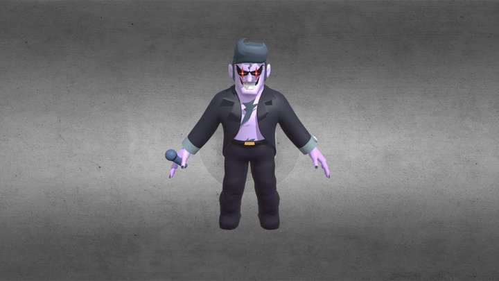 low poly character 3D Model