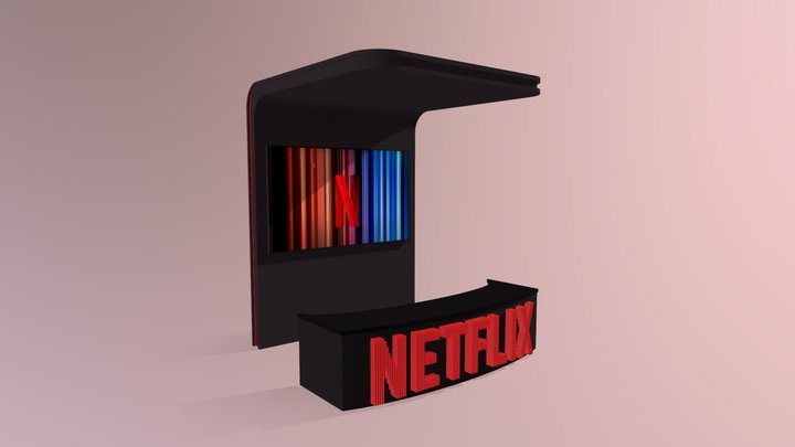 Netflix Reception 3D Model