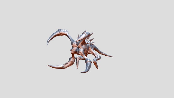 Alien Swarm - Drone Specimen B 3D Model