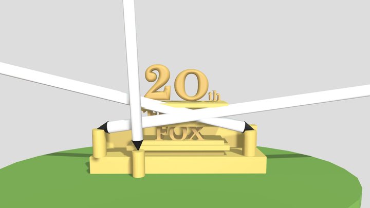 20th Century Fox Logo By Stash379 Remake – Free 3D Model STL