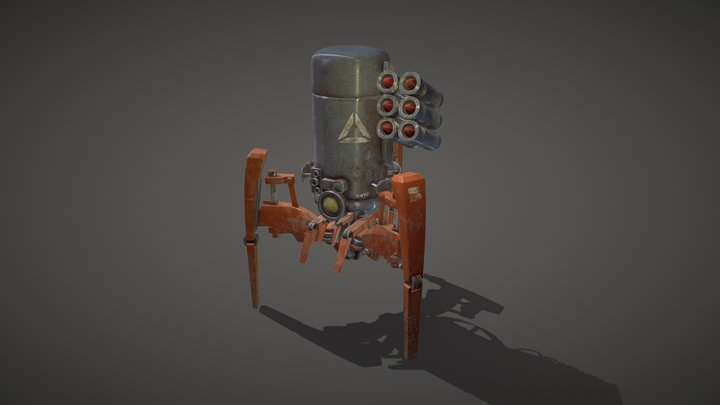 Mini robot 3D Model