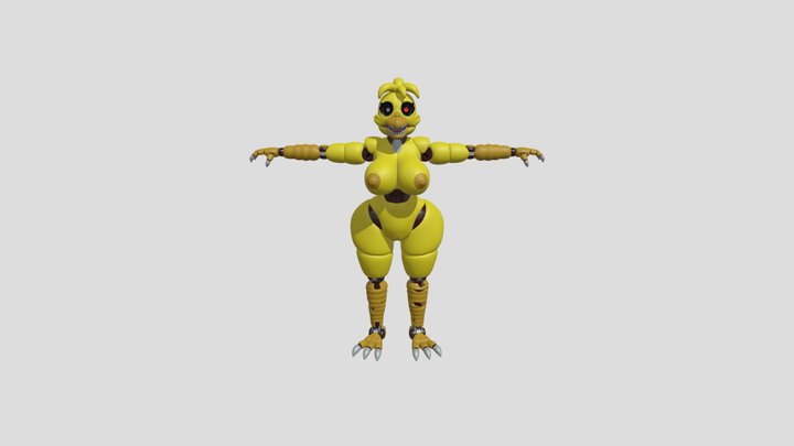 Nightmare_chica_night_texture_test 3D Model