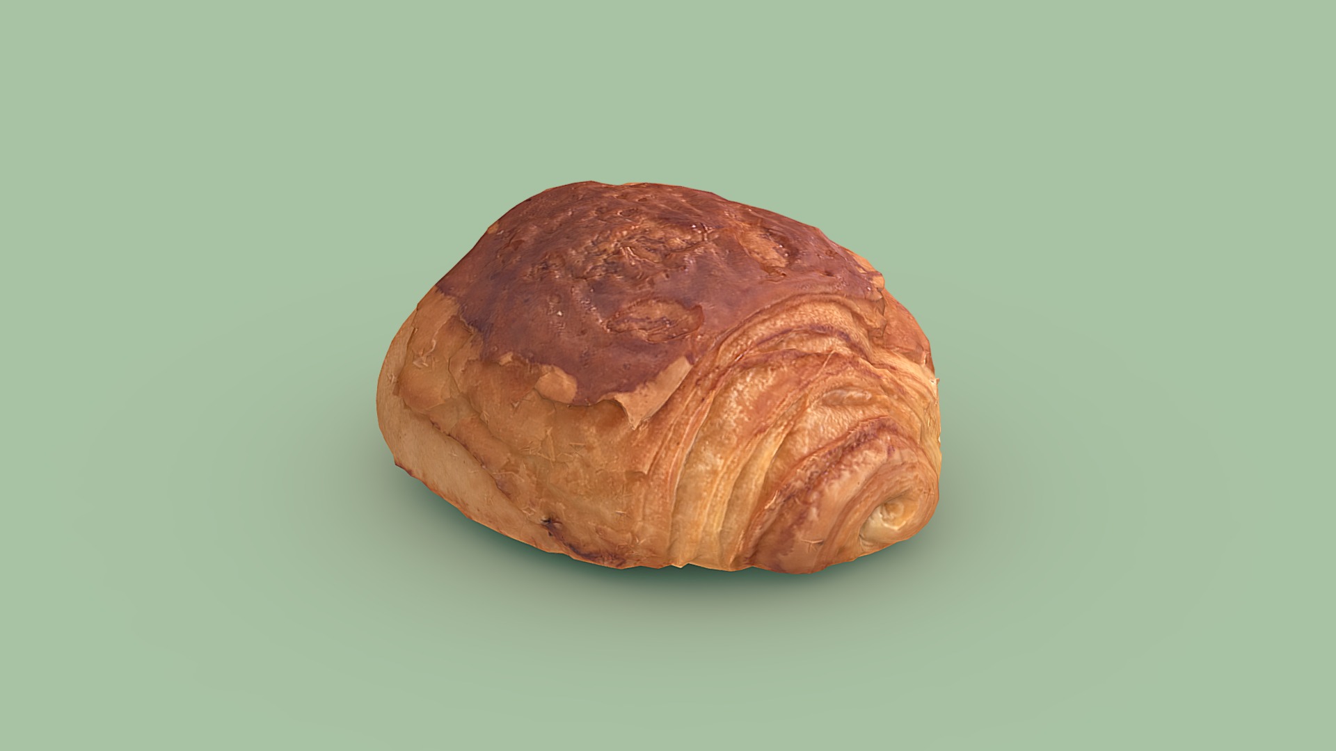 3D model PAIN AU CHOCOLAT - This is a 3D model of the PAIN AU CHOCOLAT. The 3D model is about a close up of a walnut.