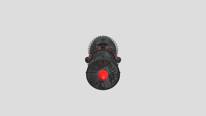 Autodesk JET ENGINE 3D Model
