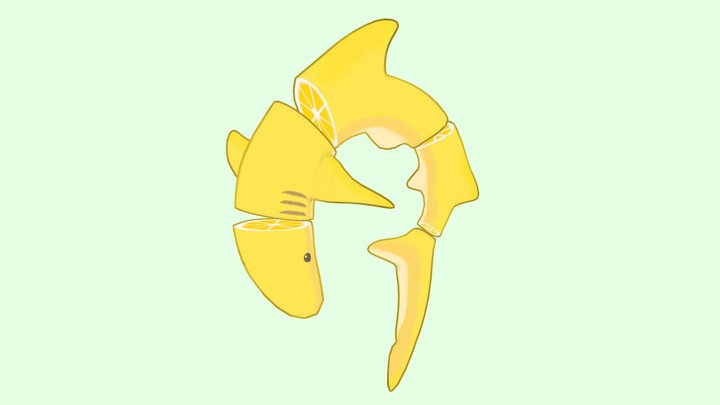 Lemon Shark 3D Model