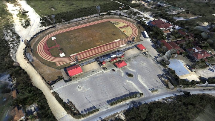 Turks and Caicos National Stadium 3D Model