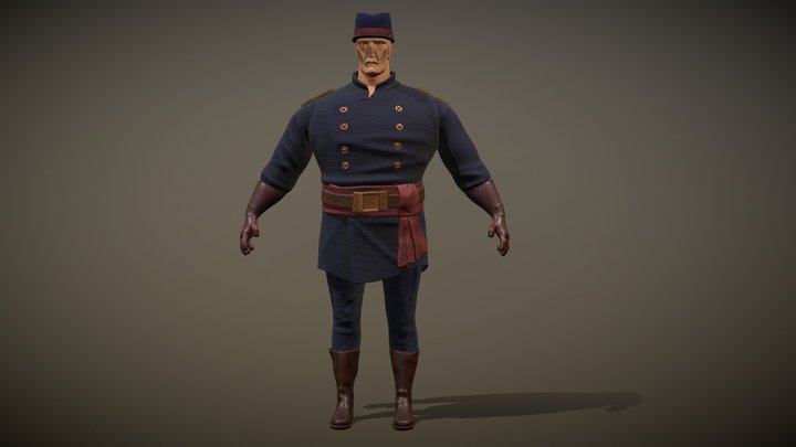 Soldat 3D Model
