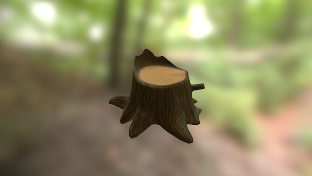 Tree stump 3D Model