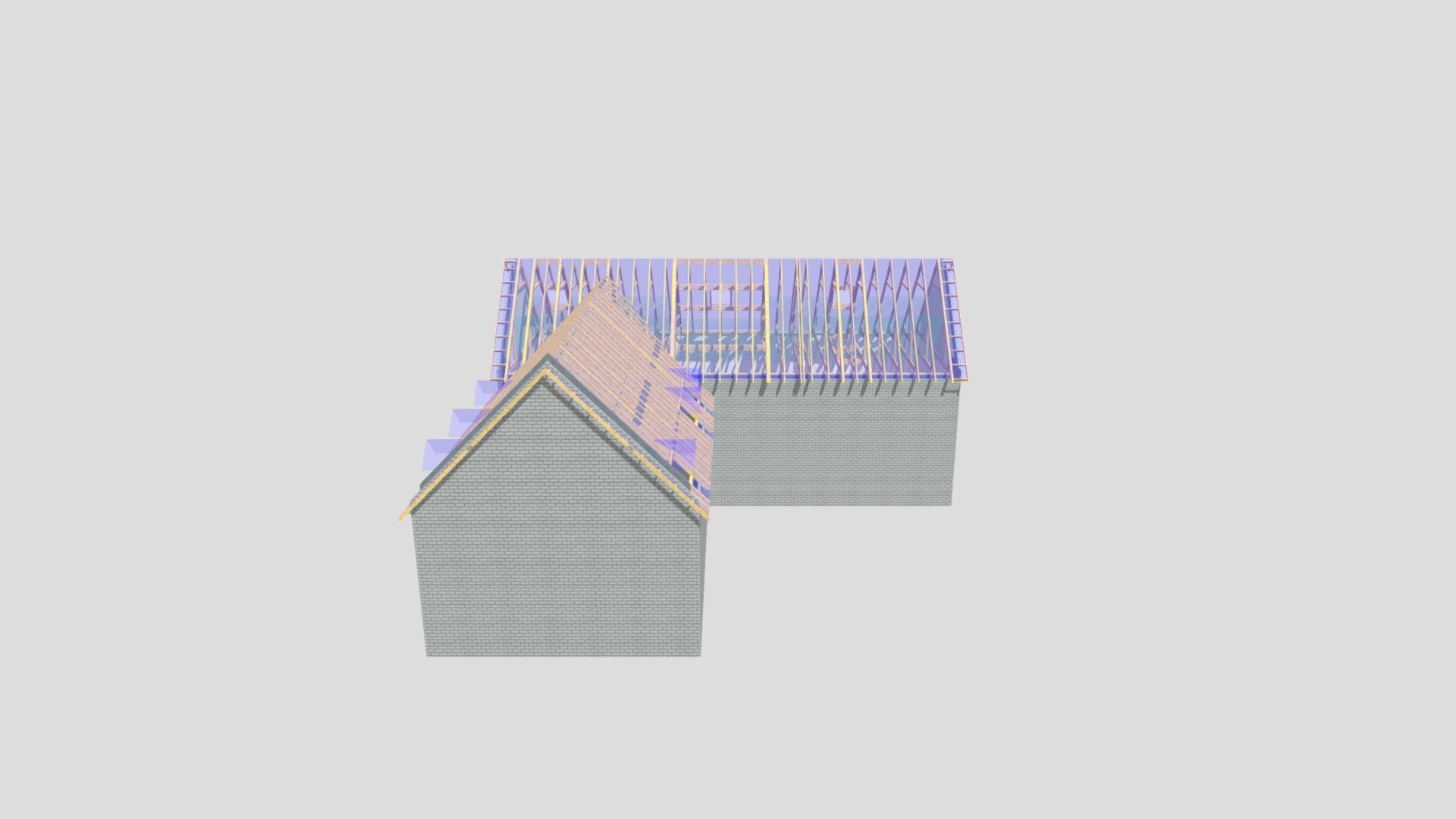 P12734A, Roof Truss Layout