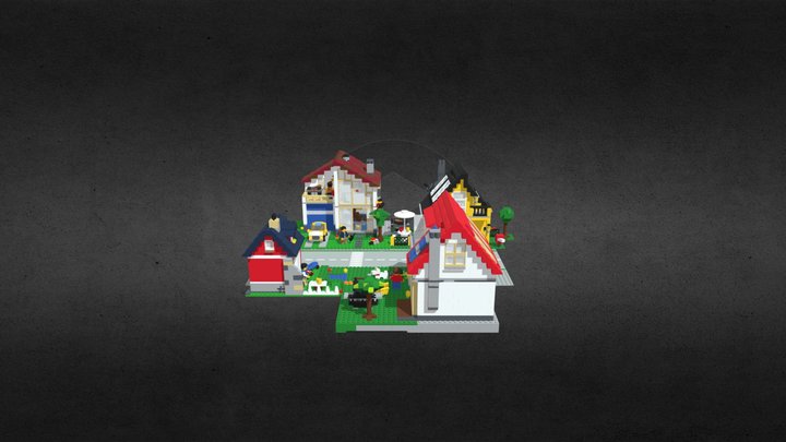 lego city VR 3D Model
