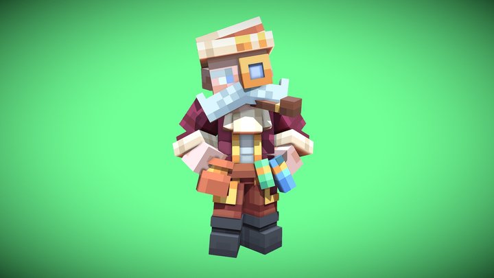 Merchant NPC 3D Model