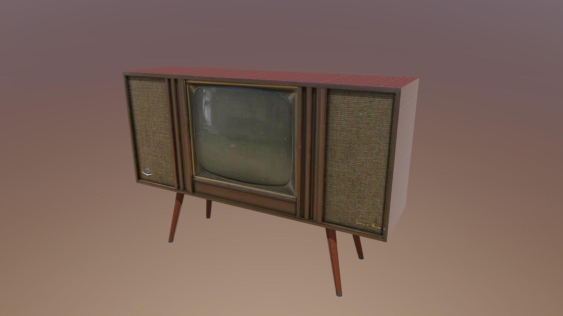 1950's Retro Television - 3D model by Huuxloc (@rjh41) [640b18f ...