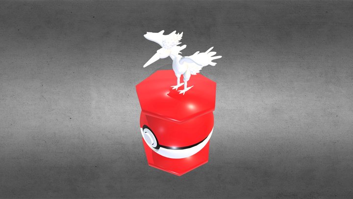 MOLTRES POKEMON 3D model 3D printable