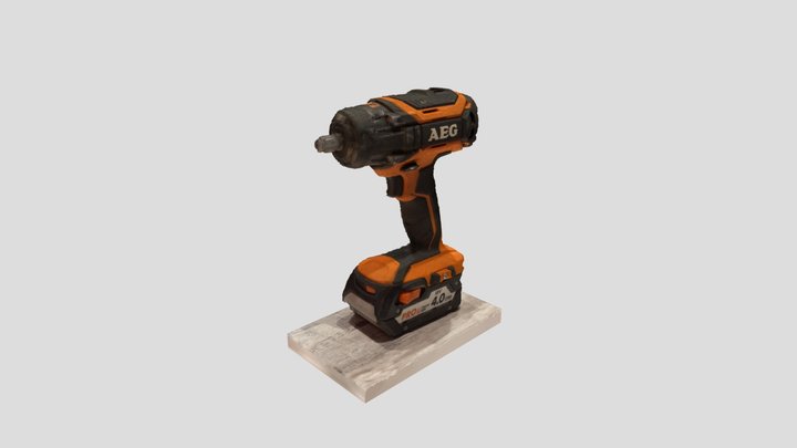 Electric wrench AEG 3D Model
