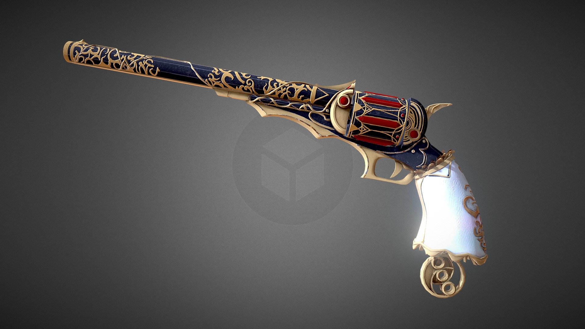 Bayonetta Gun Unforgiven 3d Model By Apollo11xx 640d6e5 Sketchfab