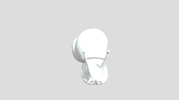 Snail Sculpture 3D Model Ready to Print 3D Model