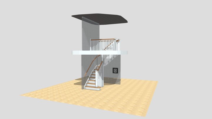 Tordens-S extra railing 3D Model