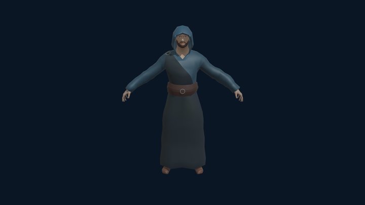 Low_Poly_Quest_Giver_Final 3D Model