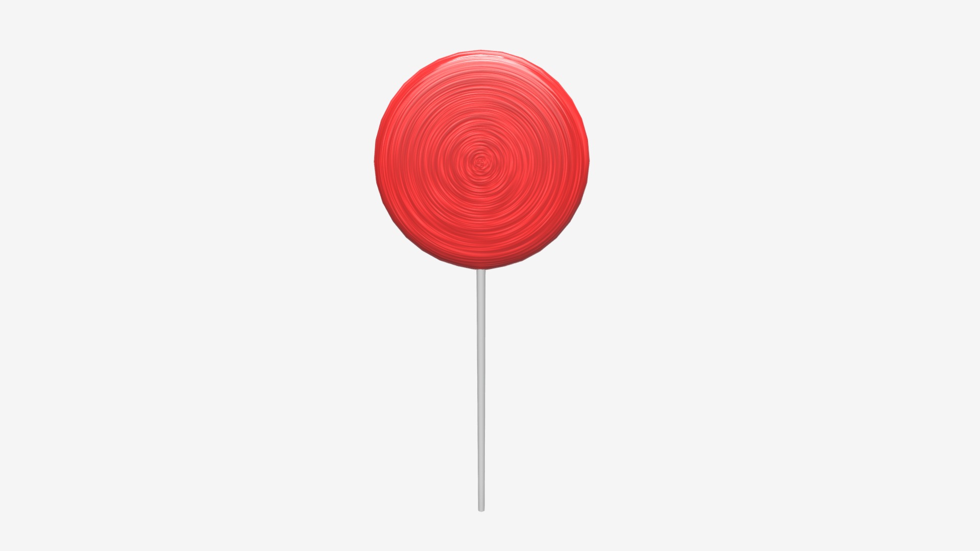 3D model Round lollipop on stick - This is a 3D model of the Round lollipop on stick. The 3D model is about bubble chart.