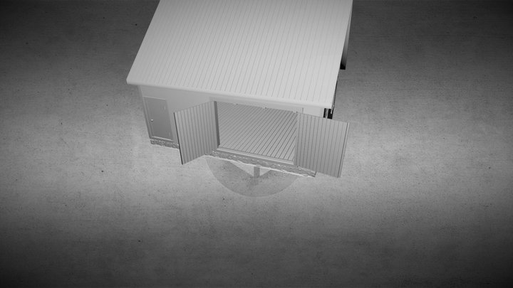 Old Barn (1:48) 3D Model