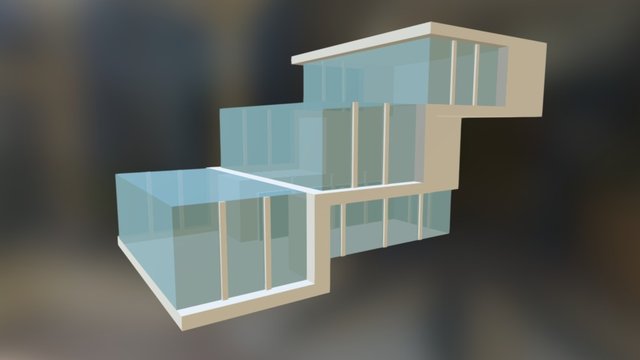 Flat House 3D Model