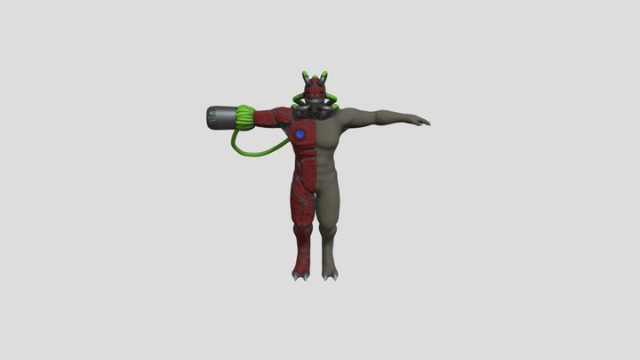Boss Character 3D Model