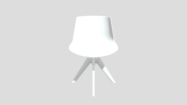 Flow Chair Obj 3D Model