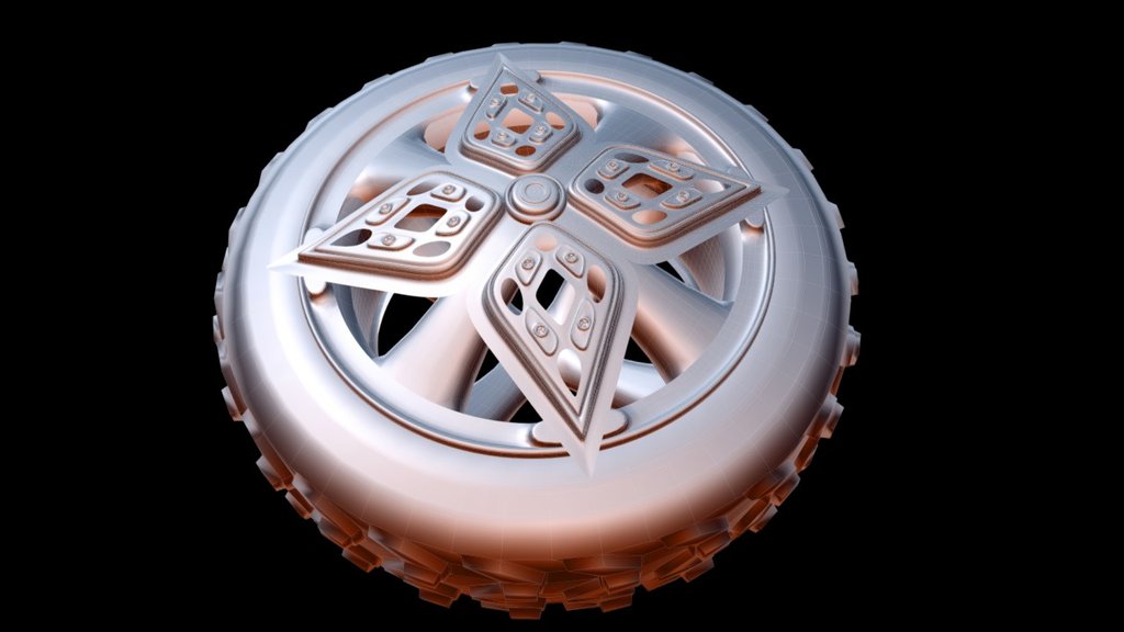 Wheel - 3D model by forrest_harless1 [6411338] - Sketchfab