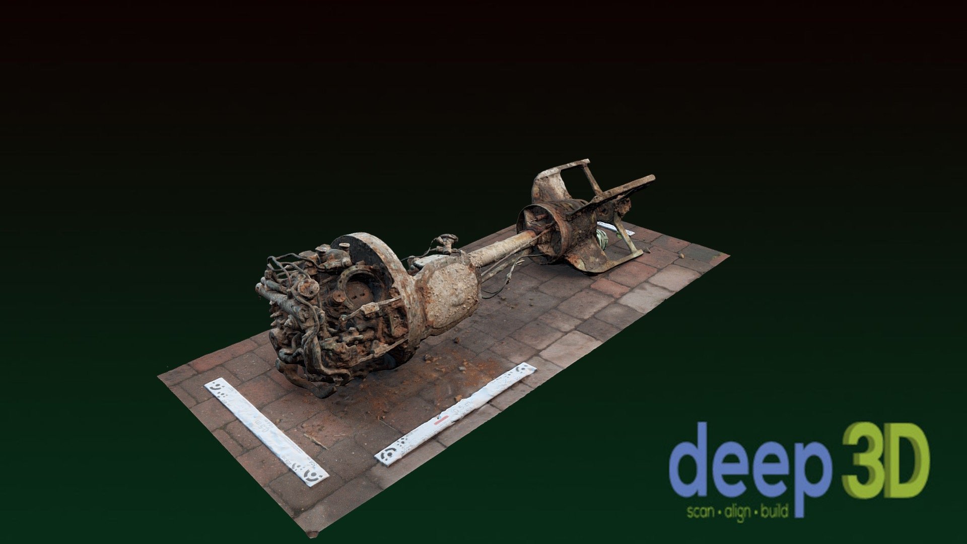 18in Torpedo Drivetrain Assembly - Low Res