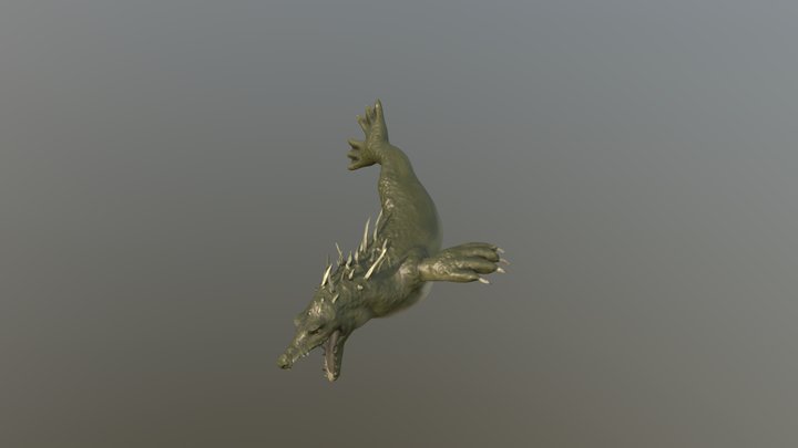 Final Sea Creature 3D Model
