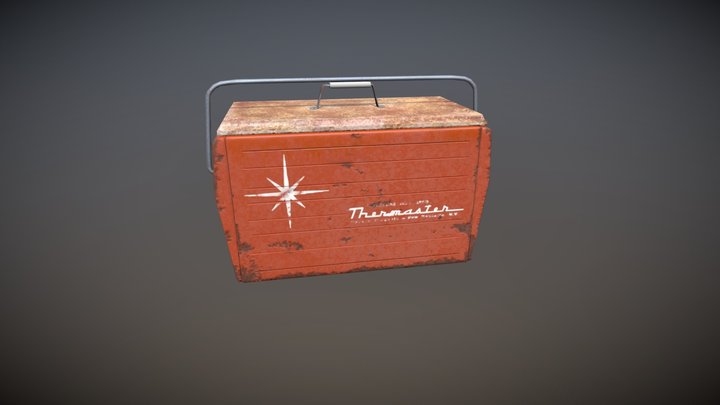 Vintage Cooler 3D Model