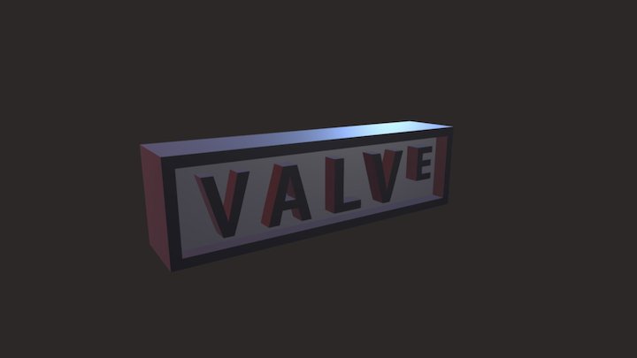 Valve Logo 3D Model