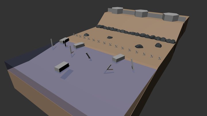 Mini D-DAY ver.1 3D Model