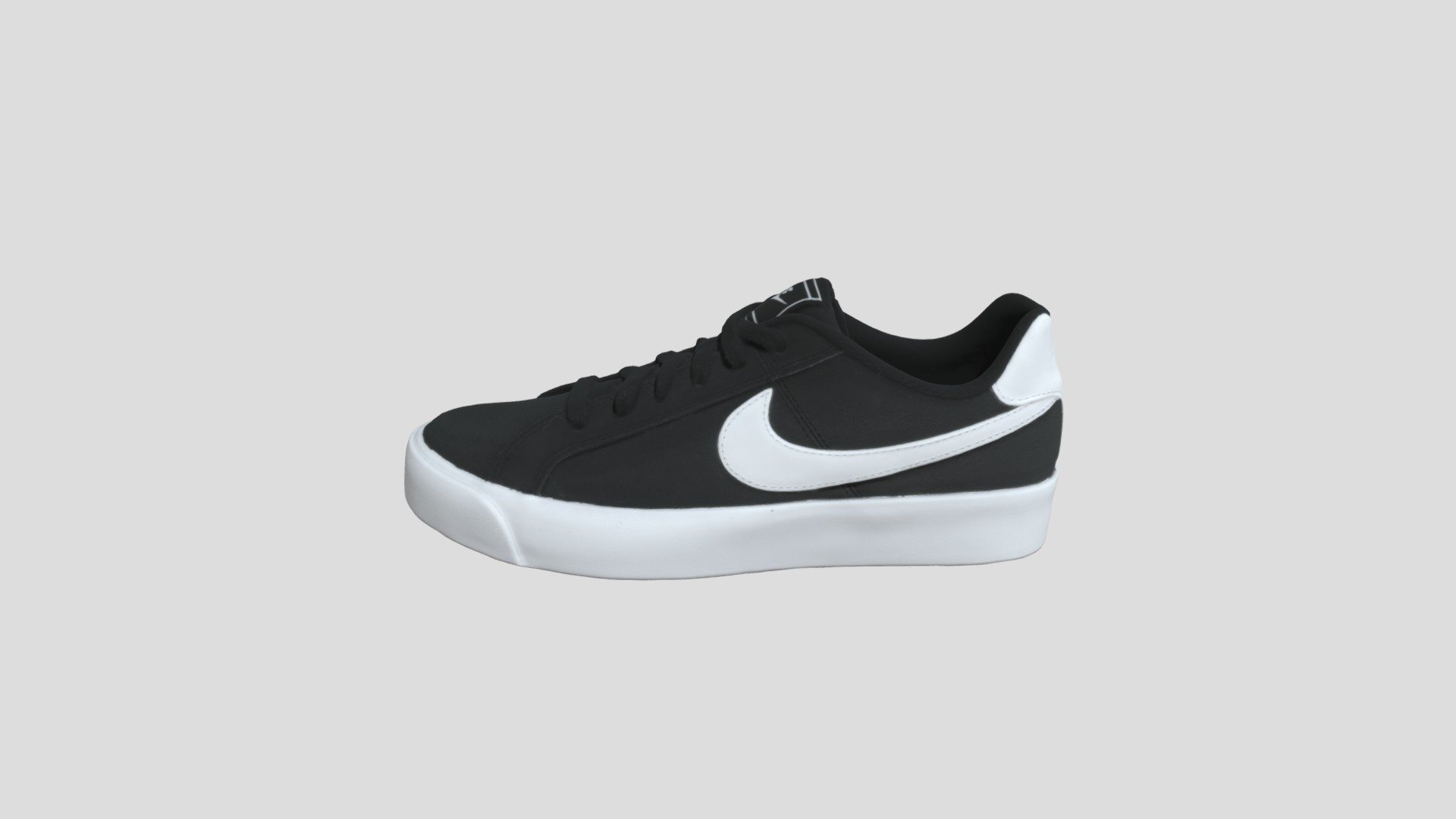 Nike Court Royale AC 黑白 女款_AO2810-001 - Buy Royalty Free 3D model by ...