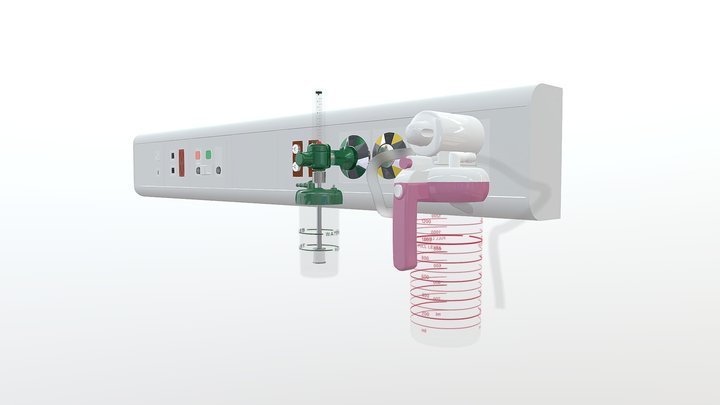 Medical Console Unit 　メディカルコンソール 3D Model