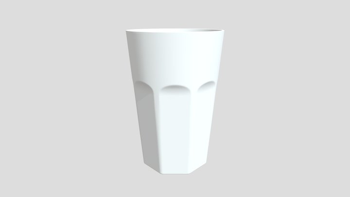 casablanca_water_glass_300ml 3D Model