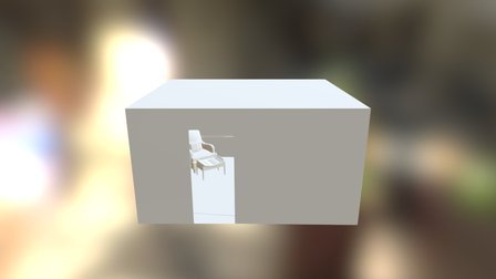 Resting Room -  Block Out 3D Model