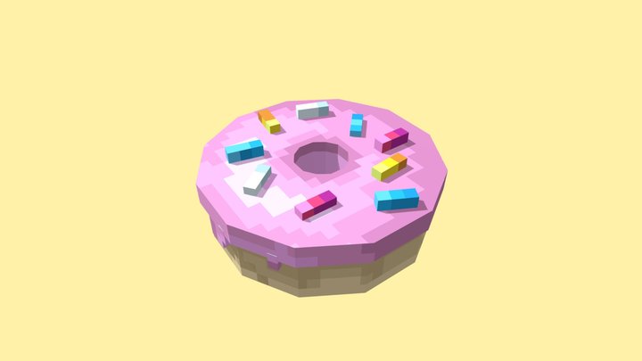 Donut 3D Model