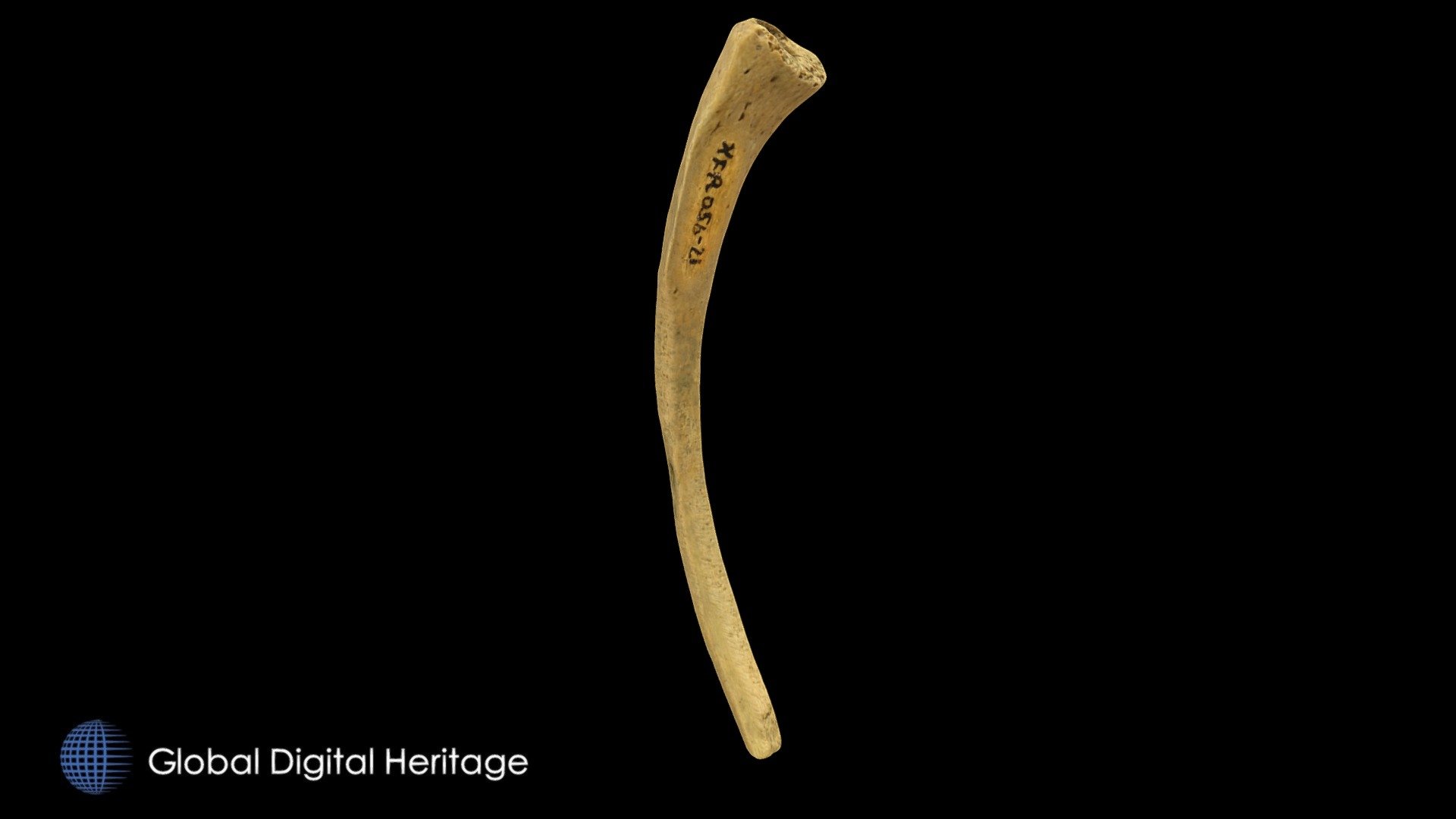 XFP-056-21 Bone tool, Sanak Island, Alaska