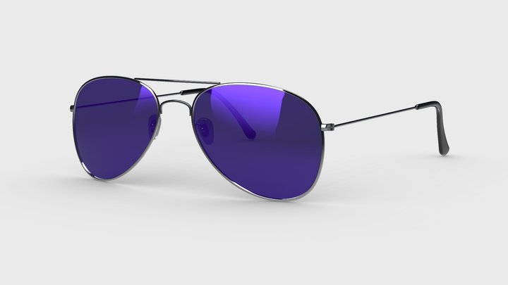 Occhiali pair of glasses free 3D model