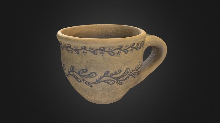 Cup for coffee 3D Model