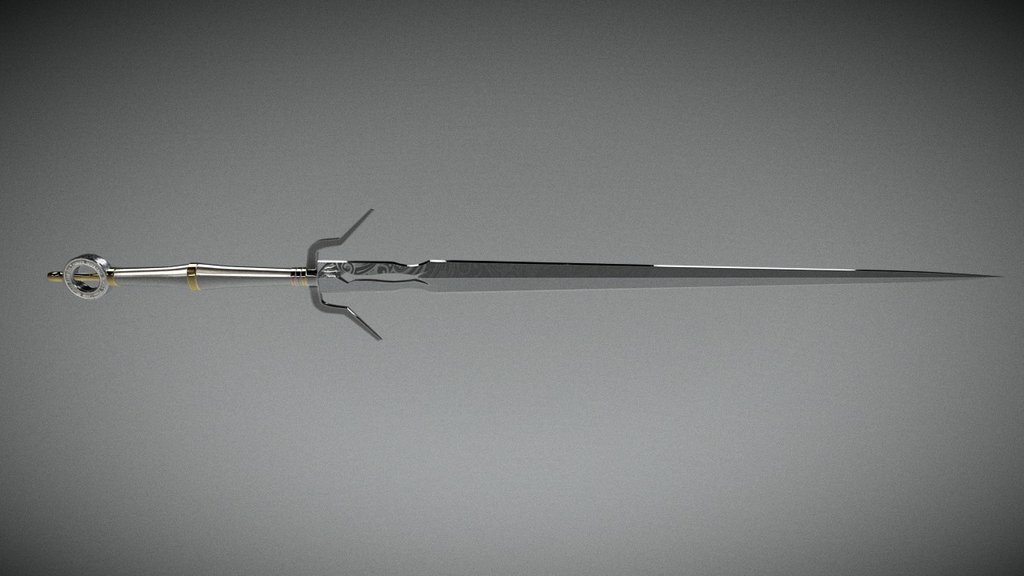 Weapon "Ciri Sword" Witcher 3 Fan Art