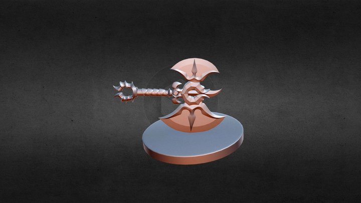Gaming Axe 3D Model